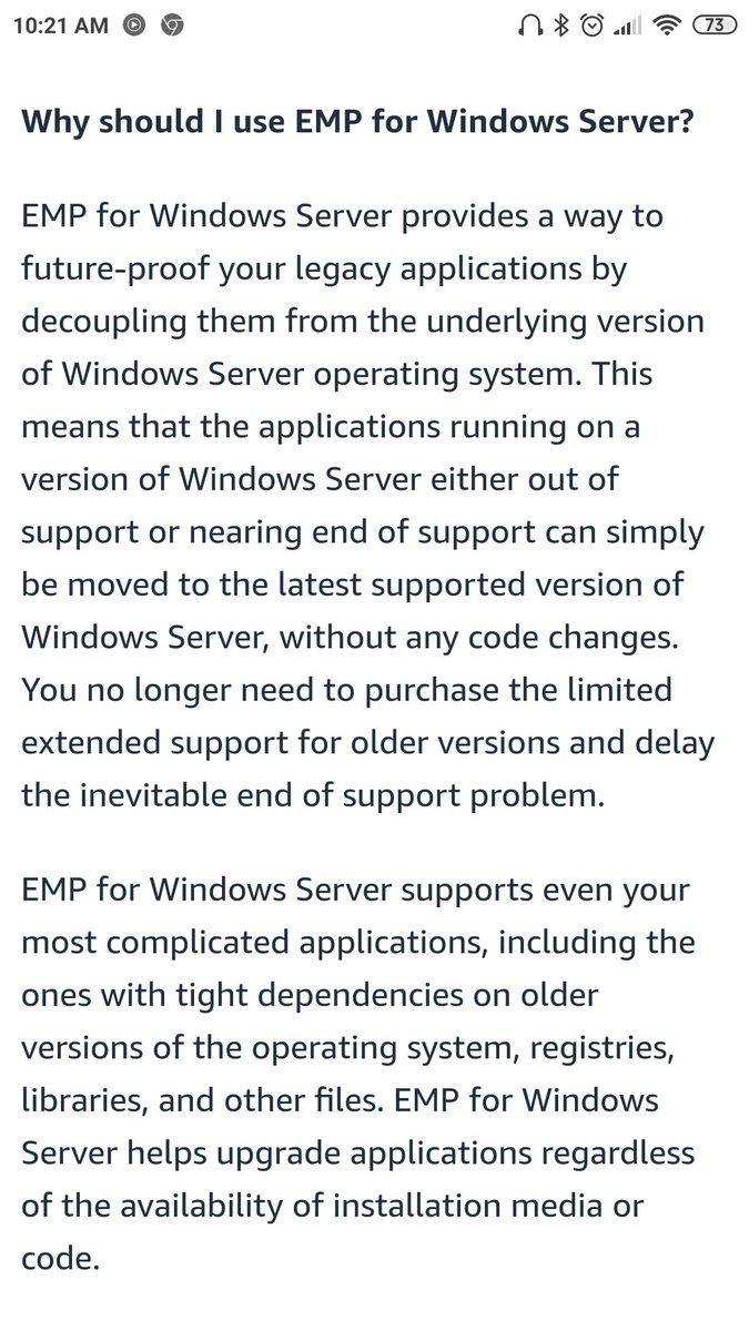 EMP is End-of-Support Migration Program.  @Potus, the Supreme Court.Like the Immigration decision from Supreme Court today. I said "wait for it." Now you will not have to worry about "end of support issues. @jack and  @fbi it's just my Cyber Genesis ™ and Xreal™>>