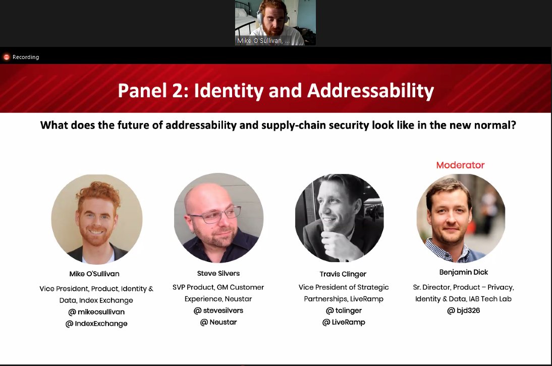 IABTechLab's tweet image. &quot;Privacy Sandbox is really browser focused which is not skating to where the puck is. That&apos;s why I like #ProjectRearc thinking cross-channel and towards growing channels like CTV.&quot; - @mikeosullivan, @IndexExchange  #TechLabOpenForum #PrivacyByDefault @IABUK