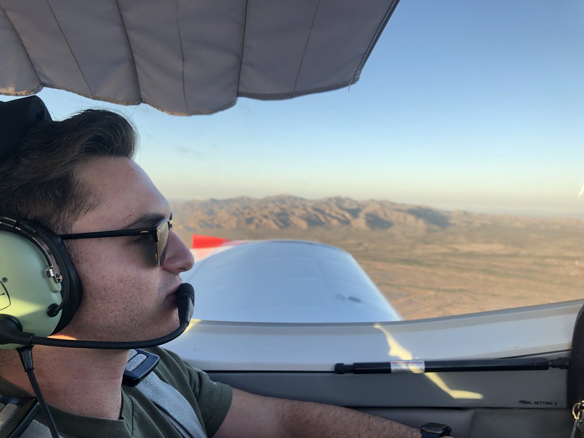 Tanner just got his Sport pilot license and I was honored to be his 1st passenger this morning...Dawn Patrol!  Very cool!  😎✈️🤙