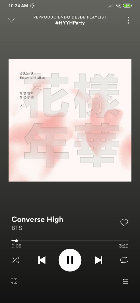 ᴮᴱ BTS Colombia 🇨🇴 Twitter: ahora: CONVERSE Una canción con vocales espectaculares 🥰 Sube tu captura usando #HYYHParty + @BTS_twt ✨ Playlist: https://t.co/g7RFYmjjo7“ / Twitter