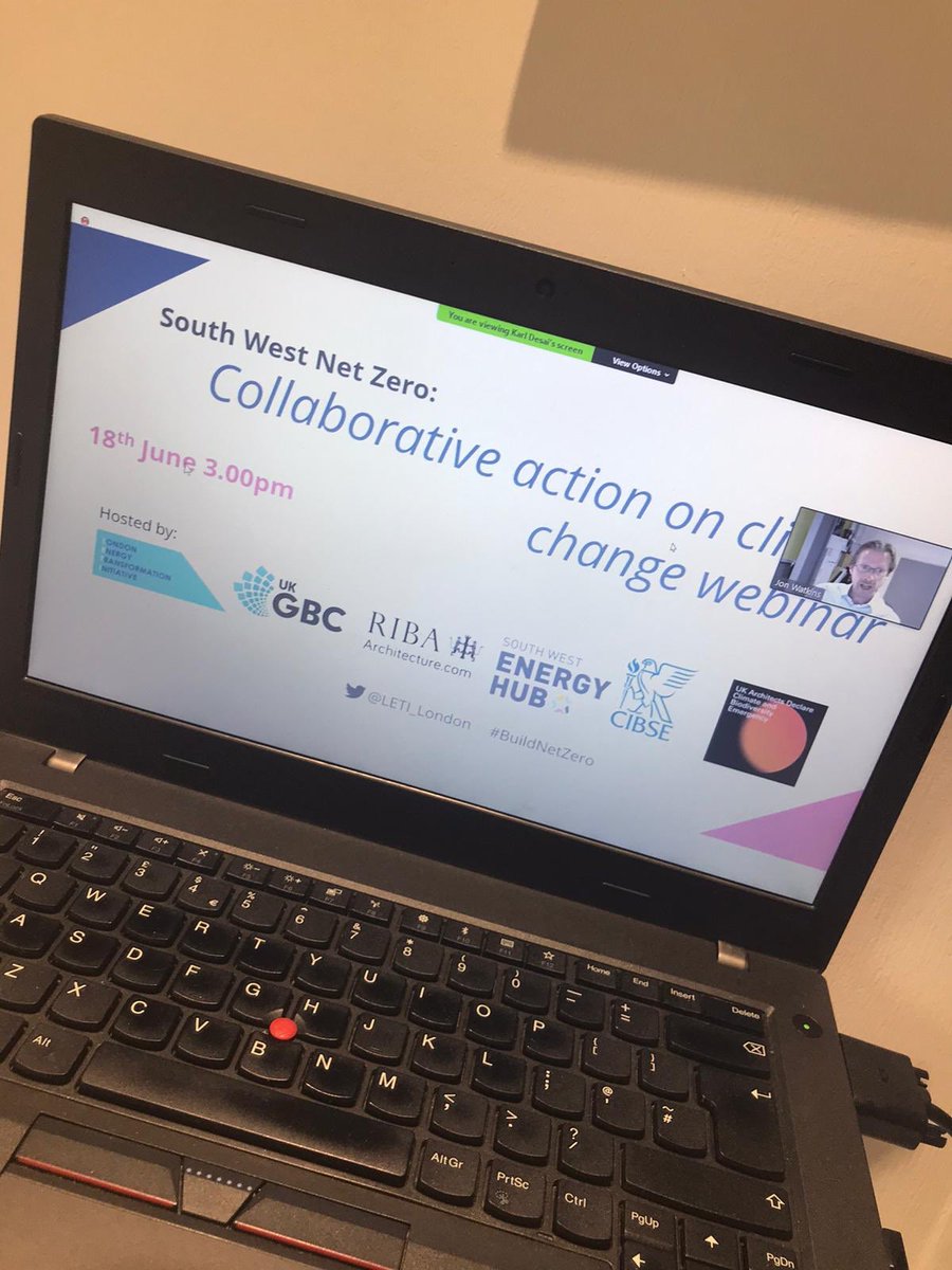 EFSueref's tweet photo. A very informative Webinar today “South West: Collaborative Action on Climate Change”
Some very insightful and inspirational conversations on how we can move towards and achieve Net Zero.
@LETI_London #BuildNetZero https://t.co/3uoW8Vk9TI