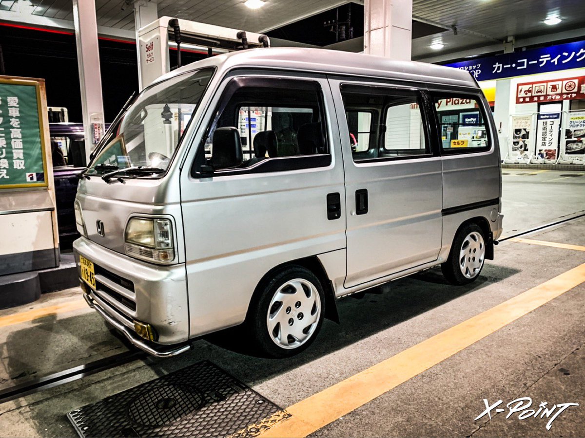 1台目 ストリートHH3型 2WD 12インチ純正スチールホイールに14インチ