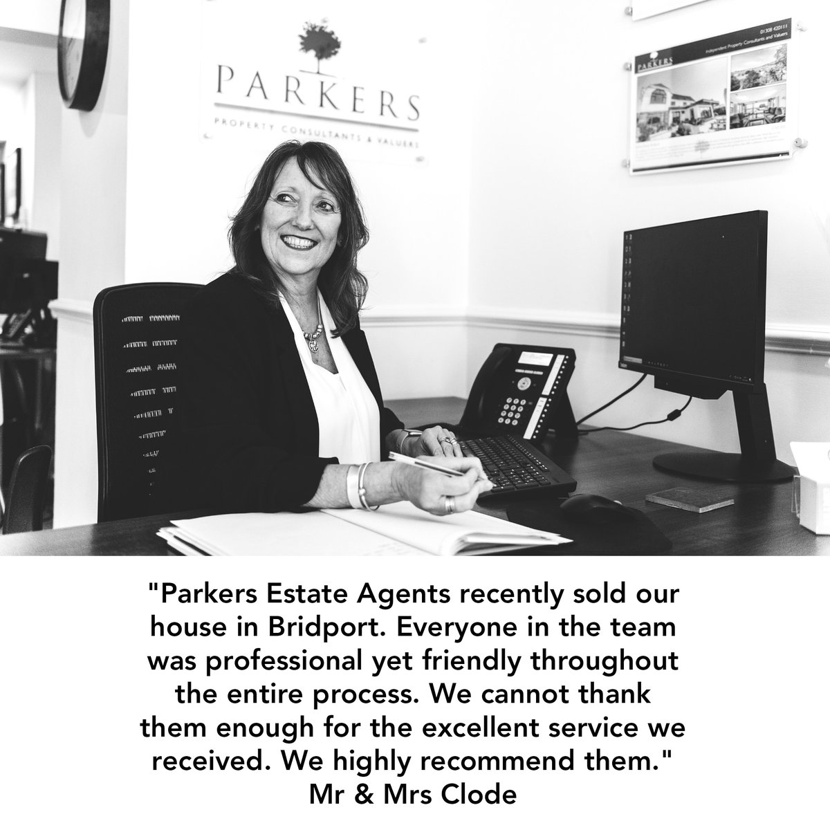 Thank you for the kind words Mr &amp; Mrs Clode. They mean a lot to us and we all wish you much happiness in your new home. 
Best Wishes, The Team at Parkers.