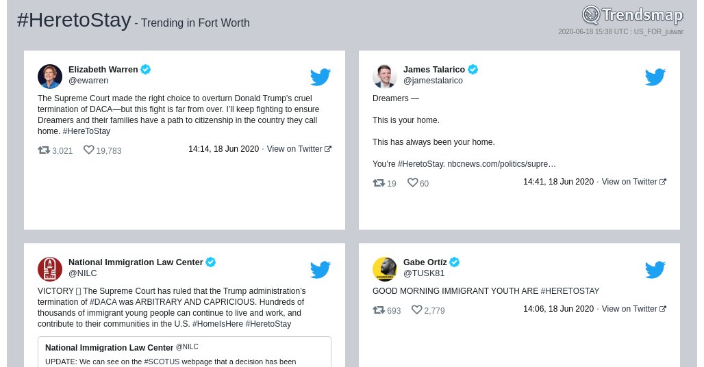 TrendsFortWorth's tweet photo. #heretostay is now trending in #FortWorth

https://t.co/Q3wi0znVsF https://t.co/xcXHNhMSPQ