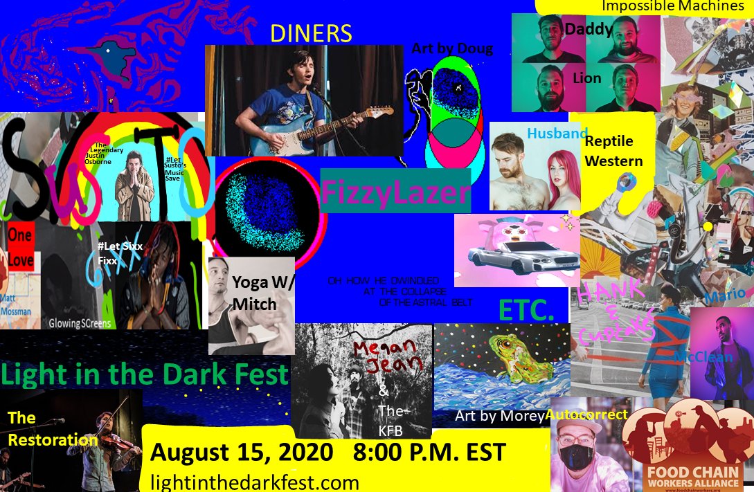 lightinthedarkfest.com  We're going to be playing in the Light in the Dark Fest online in August! There's also gonna be a Daddy Lion coloring book contest featuring our Learn to Have Nothing coloring book! More info and submissions here! lightinthedarkfest.com/more.html