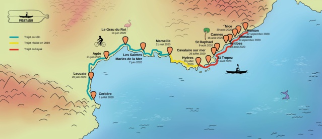 MyGreen_Connect's tweet image. Marre de voir notre belle mer polluée? Rejoignez l'éco-aventure! Plus de 1000 km en vélo 🚲, puis en kayak 🛶, le long du littoral méditerranéen. Collectes de déchets ouvertes à tous, organisées sur les différents points d’étape ➡ swll.to/wede
@wedemain #projetazur