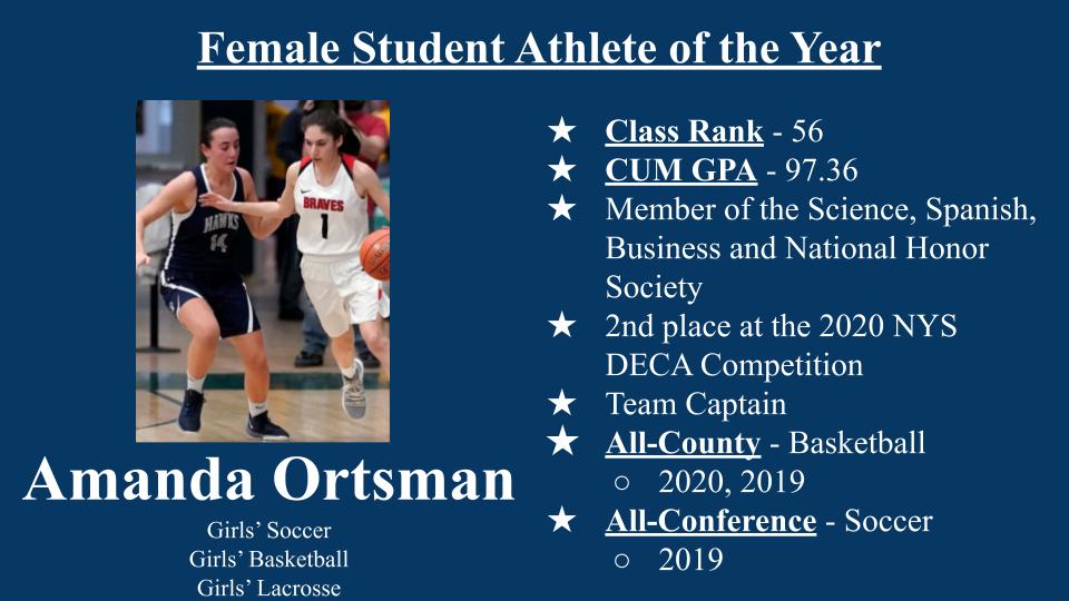 POBATHLETICS's tweet photo. Congratulations to Jared Phillips and Amanda Ortsman on being named the 2019/2020 Scholar-Athlete Legacy Award Winners @POBSchools @pobsupt @marytomeara @POBJFK #POBProud

Click here for the video https://t.co/D8hFehV7yk https://t.co/isOw1JL6cX