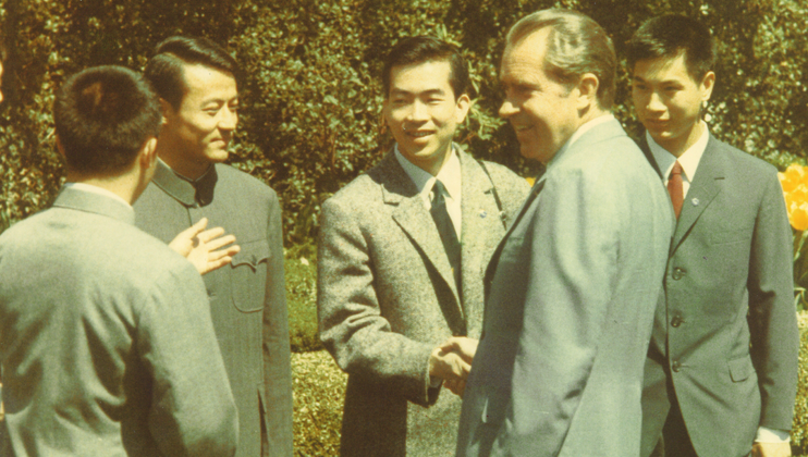 The visit was politically important: Nixon welcomed the players to the White House, appointed White House aide John Scali to oversee the tour, & paid for a large State Department security detail for the players. Nixon even worried that the tour might overshadow his Moscow summit.