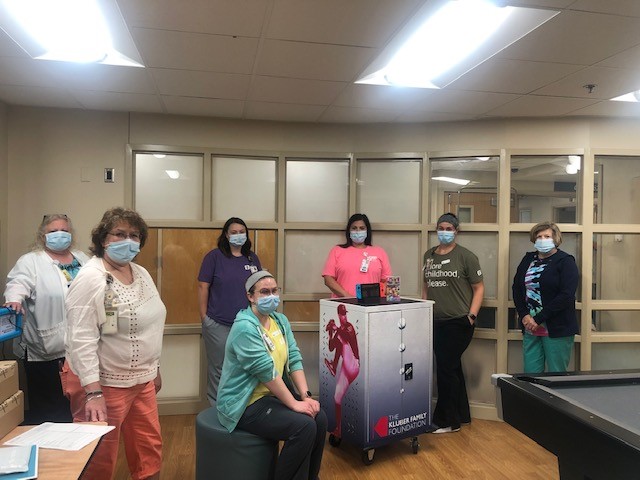 @CKluber may not be in Cleveland anymore, but the patients at <a href="/AkronChildrens/">Akron Children's</a> are still feeling his love and support from afar. The Foundation donated a "Kluber's Korner" locker recently to the hospital. Kluber's Korner is one of our key programs for the Foundation.