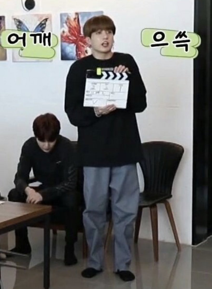 jungkook in oversized clothes ; a soft thread