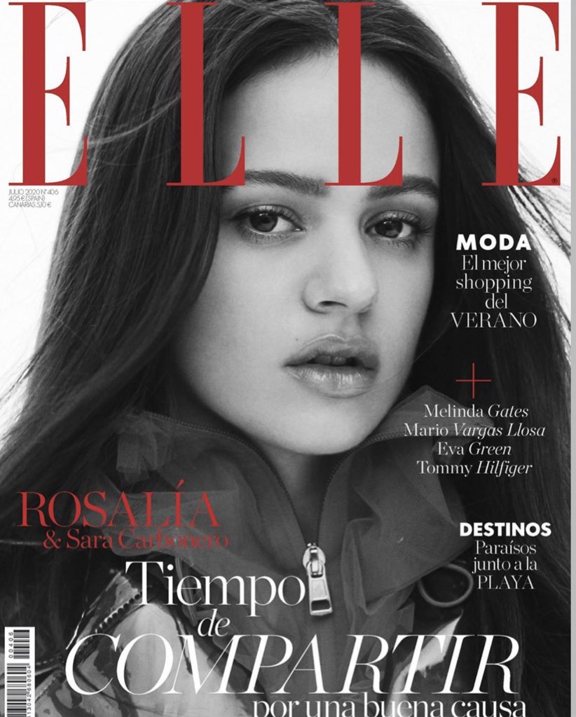 Rosalía covers Solidarity issue of ELLE España - Entertainment News ...