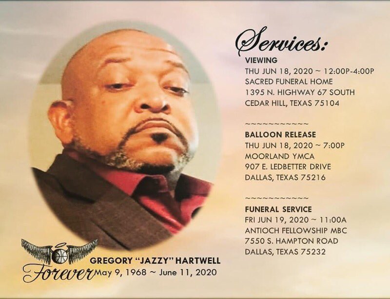 coachperk2016's tweet image. These last 2 days will be tough. I asked for strength knowing this will be my last time seeing you and dapping you up. #RIPMyBrotherJazzy