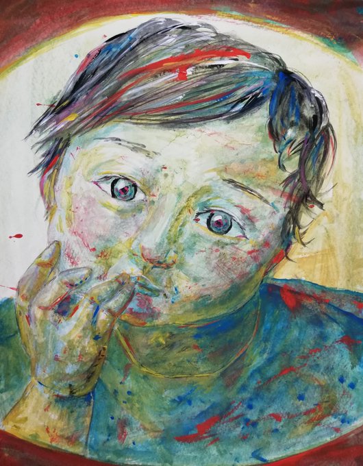 アクリル絵の具のtwitterイラスト検索結果 古い順