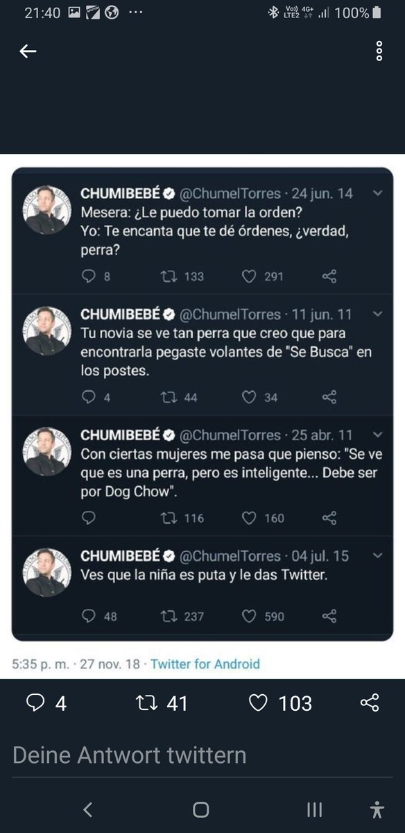 RafaelAraizaA's tweet photo. @HBOLatino 
Tener al racista misógino @Chumeltorres en su programación es un insulto a su audiencia y a su empresa. Quién es responsable?
#ApagaAChumel 
#ApagaHBOLatino 
#ApagaHBO https://t.co/CteWNMvdrC