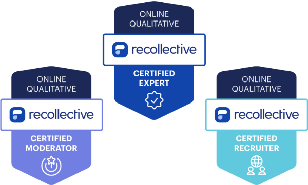 Introducing: Recollective Certification! Join our next webinar on 24th June to learn about this new program for advanced qual researchers, moderators and recruiters! - mailchi.mp/recollective.c…