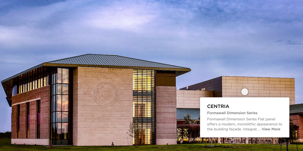 WadeArch's tweet photo. #TAMU Rellis Campus Center for Infrastructure Renewal |
Wade Architectural Systems chose Centria's Insulated Metal Panel System to round out this state-of-the-art Center. See more of this project on Mortarr
https://t.co/d1HEwrOQSZ https://t.co/K9e9ybfWqQ