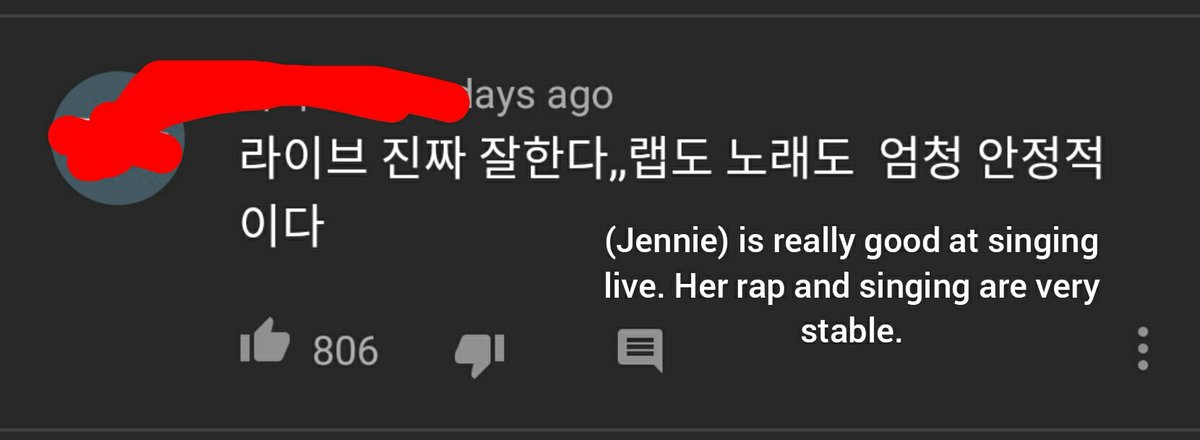 "Seriously, what Jennie can't do? She has a pretty face. She's good at singing. She's good at rapping. She's good at dancing too. Her stage attitude is dope (awesome). She also dresses well." #제니  @ygofficialblink Some comments under this vid.