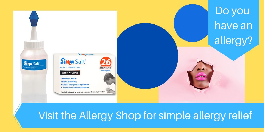 Nasal rinsing help relieve the stuffy, blocked nose symptoms of nasal congestion including Hayfever. Short term use of this SinuSalt device can help ease your symptoms.

To discover more please visit our website at allergyshop.co.uk

#Allergy #Family #Hayfever #Breathe