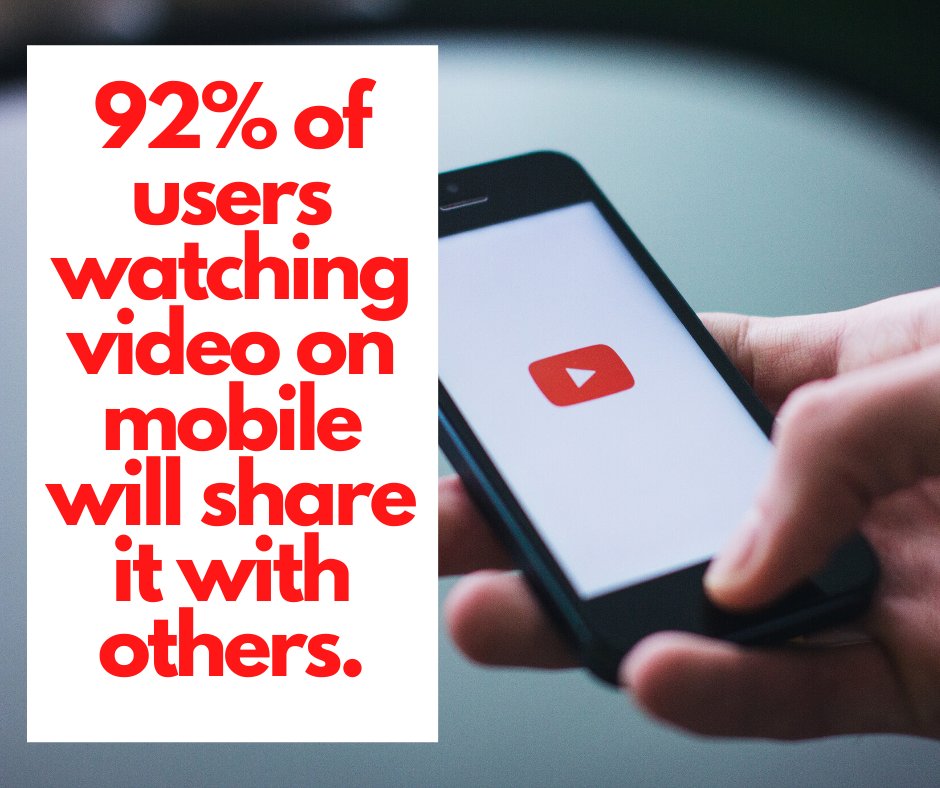TribeVideo's tweet image. 92% of users watching video on mobile will share it with others. 

Find out how you can take of advanatge of mobile video marketing today! Visit our website at tribevideo.co.