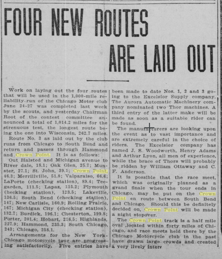 CPCL_INRoom's tweet photo. #ThrowbackThursday 18 June 1908: Hammond Times- Lake County. Several residents need to pick up letters from the Post Office, Paulson Tea and Coffee may expand into CP if sales are sufficient, and a possible motorcycle tour route to go through CP. #tbt @HS_Chronicles #CPHistory https://t.co/4MIwzBaVJS