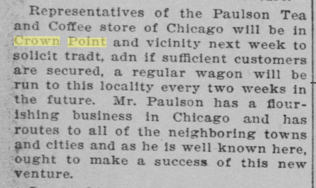CPCL_INRoom's tweet photo. #ThrowbackThursday 18 June 1908: Hammond Times- Lake County. Several residents need to pick up letters from the Post Office, Paulson Tea and Coffee may expand into CP if sales are sufficient, and a possible motorcycle tour route to go through CP. #tbt @HS_Chronicles #CPHistory https://t.co/4MIwzBaVJS