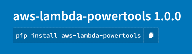  AWS Lambda Powertools for Python is now GA We're now GA with four utilitiesCore: Tracer, Logger, and MetricsBring your own middlewareCore contributors:  @Tom_McC  @NMoutschen More details in this  #serverless  #aws  #python https://github.com/awslabs/aws-lambda-powertools-python/releases/tag/v1.0.0