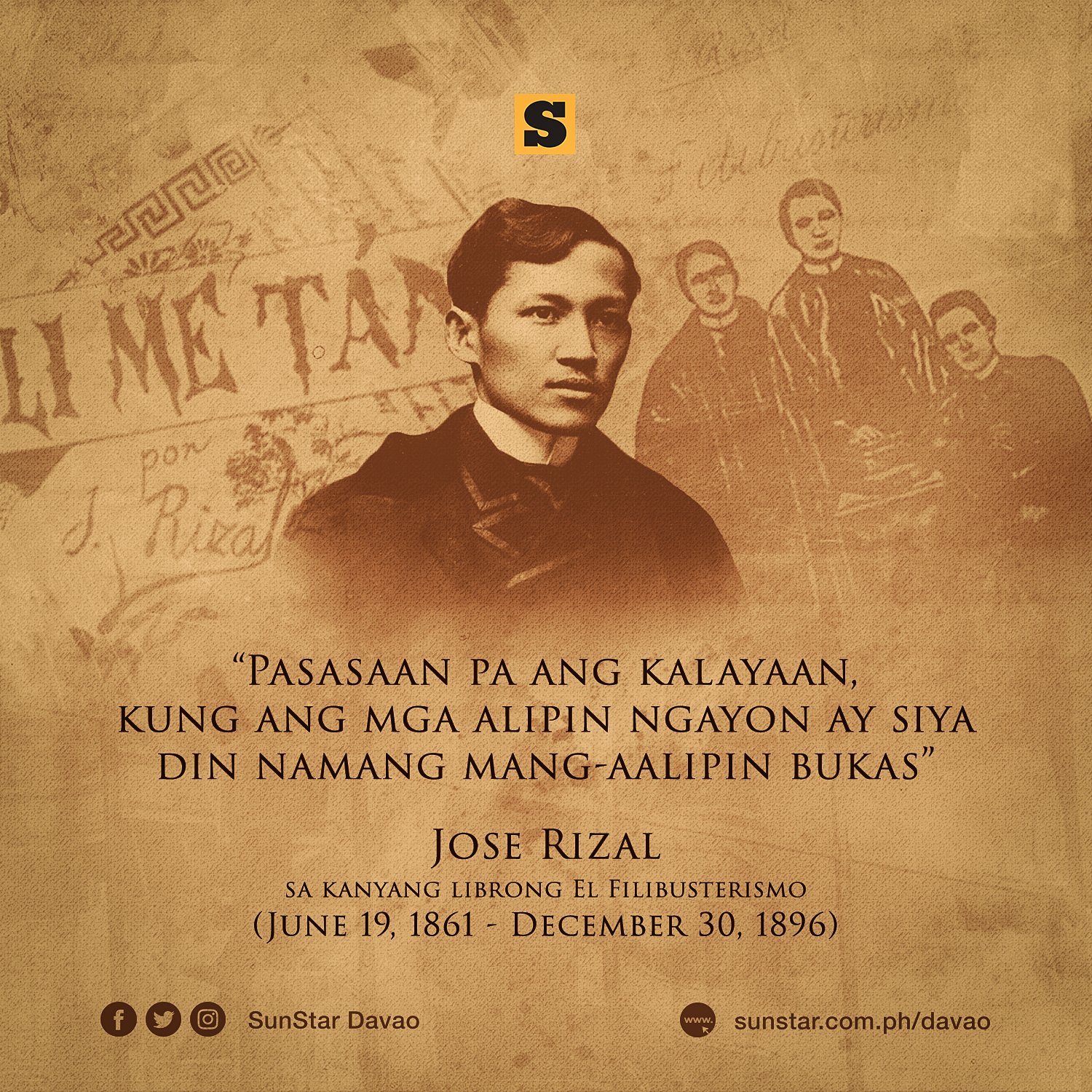 Jose Rizal Quotes Tagalog Coach Carvalhal - vrogue.co