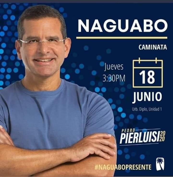 CaminoAlNuevoPR's tweet photo. ¡Hoy!
#Naguabo dice #Presenteporti
con .@pedropierluisi Gobernador⭐🌴 #9deagosto✍🏽 .@pnp_pr✌🏽 https://t.co/Av2Oki2s9z