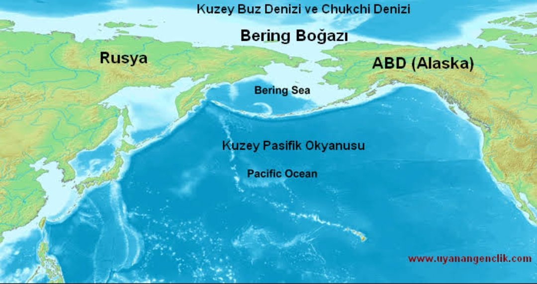 Tabii hem teknolojinin gelişmesi hem de Küresel Isınmanının etkisi ile Çin için yeni bir fırsat, yeni bir Ticaret Yolu doğuyor; "Bering Boğazı, Arktik Denizi"