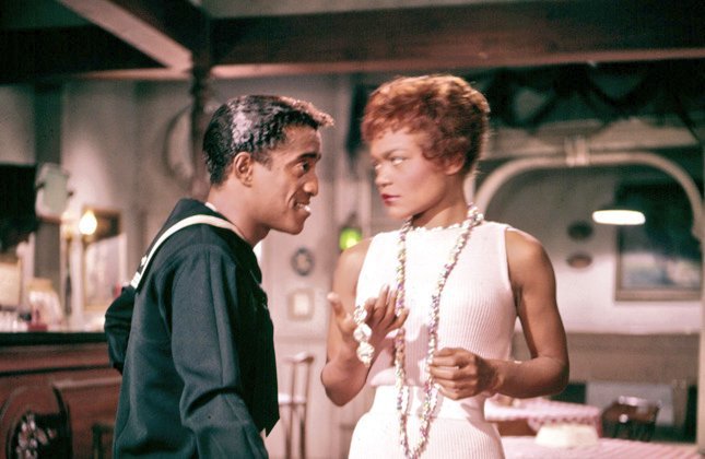  #EarthaKitt would play the title role of the 1958 film adapt to  #PhilipYordan's (1936) 1944 play inspired by  #EugeneONeill's ANNA CHRISTIE, in and as ANNA LUCASTA. The 1944-46 Broadway All-Black cast starring  #HildaSimms(R) also included Canada Lee, and Alvin and Alice Childress.