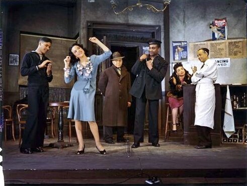  #EarthaKitt would play the title role of the 1958 film adapt to  #PhilipYordan's (1936) 1944 play inspired by  #EugeneONeill's ANNA CHRISTIE, in and as ANNA LUCASTA. The 1944-46 Broadway All-Black cast starring  #HildaSimms(R) also included Canada Lee, and Alvin and Alice Childress.