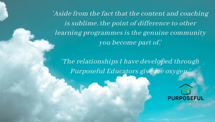 Purposeful_Ed's tweet photo. Purposeful Educators 4 begins next Thursday with @brightwayscoach 

Chris has a gift for seeing your gifts &amp; greatness before you do. He will challenge you, quite relentlessly, to think BIG. 

We have TWO places left and start next Thursday. Sign up 👇https://t.co/JlT977DRAr https://t.co/kqqmi9QCBE
