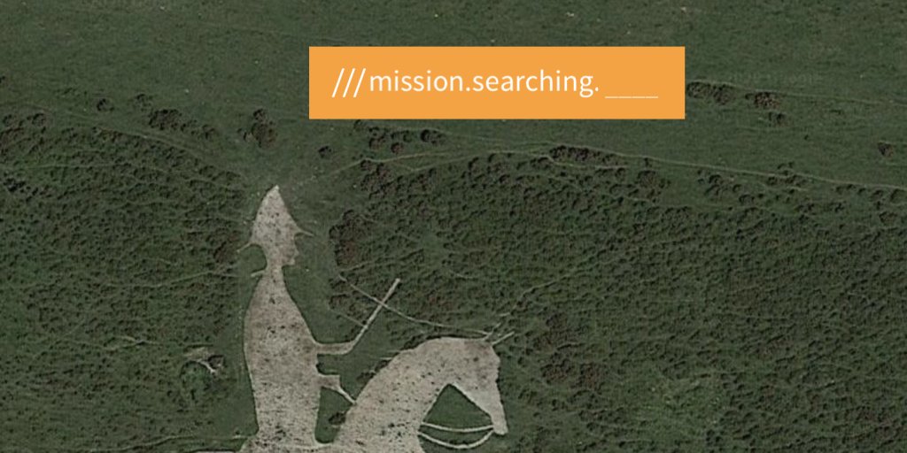 White horse landmark in Dorset with what3words address readin ///mission.searching.____
