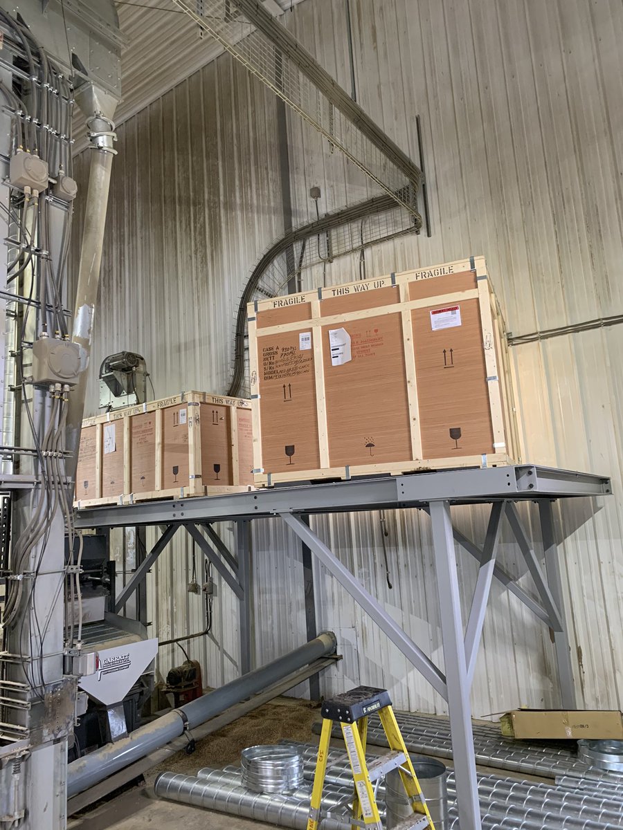 Some new upgrades are happening here at Crone Farms Inc, Buliding expansion, colour sorter and Sizer! Thanks to <a href="/CanSeed/">Can-Seed Equipment Ltd</a> for the unreal service! <a href="/VaughnCrone/">Vaughn Crone</a> <a href="/C4SeedTreating/">C4 Seed Treating</a> #nelsonconstruction #expansion