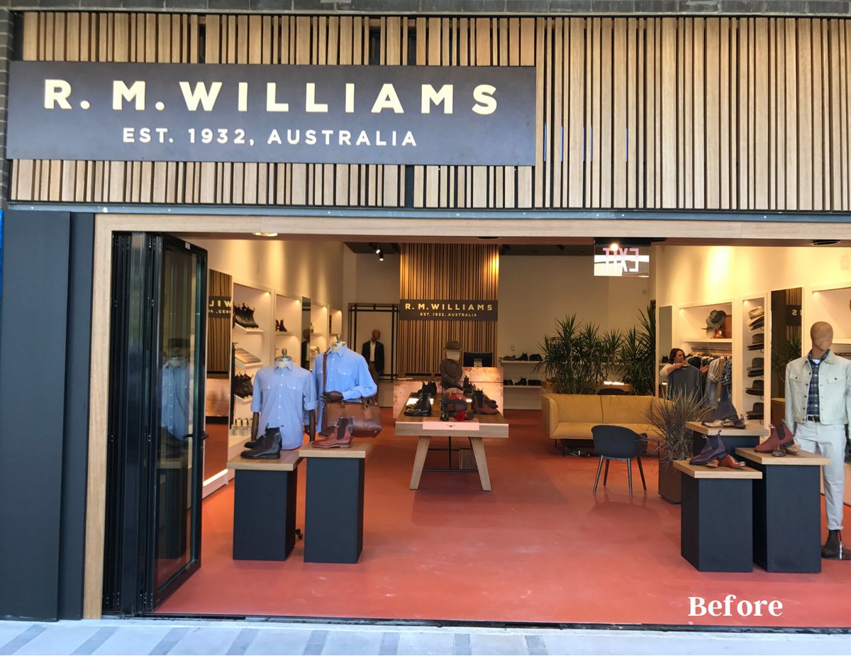 embreegroup's tweet image. Store Closing or Relocating? Embree can assist with managing all aspects of store closing including demo of branding elements, existing fixtures and prepare space for Landlord required turnover. R.M. Williams Austin location. #EmbreeGroup #EmbreeConstruction #RetailConstruction