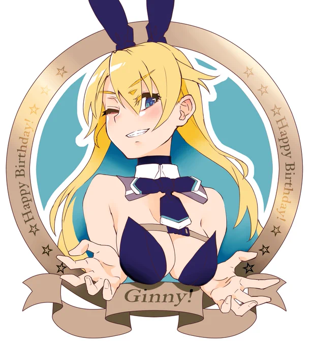ジニ-誕生日
この手つき好き
#バージニアグリンベレー生誕祭
#アリスギアお絵かき 