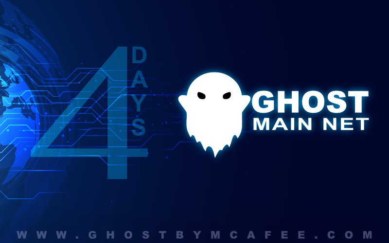 Ghost_Privacy's tweet photo. 4 days left for the $GHOST mainnet! 

June 19 - John McAfee live AMA
June 20 - GHOSTX
June 22 - Ghost mainnet

Live countdown on https://t.co/LE54bOERPN 

👻 https://t.co/P7wOh6PZdr