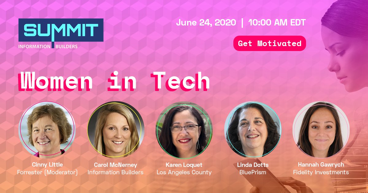 We're thrilled to host another informative &amp; interactive #WomenInTech Panel at #ibiSummit. The panel will discuss barriers women face in the tech industry, how they are able to achieve success, promote ways to be inclusive, &amp; more. bit.ly/2YdSfdV