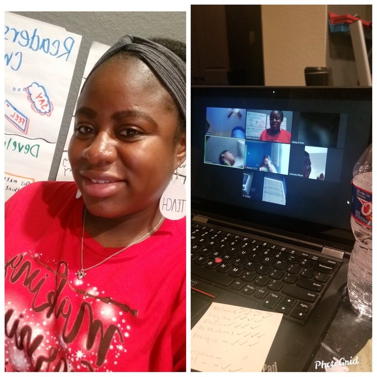 T_English3's tweet image. Such a great experience! 💗 Ending week 2 with spirit day!! 🎉😃 #VirtualSummerSchool @SJBurns5 #Bunkhouse5 @MRobinsonElem #MakingLearningMagical #CFISDSpirit #schoology #zoom