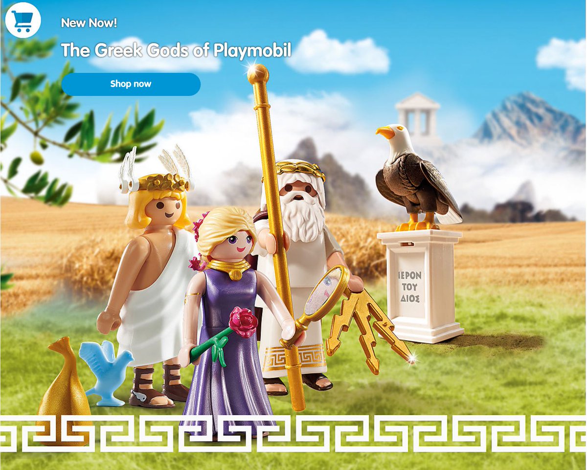 The new fabulous Greek gods world of #PLAYMOBIL! 🔱
The mighty Zeus watches over the gods of Olympus and the world of humans. Who knows what Athena, Artemis, Aphrodite, Hermes and Apollo are up to and God of war Ares likes to cause trouble as well!.
👉 playmobil.pm/gods