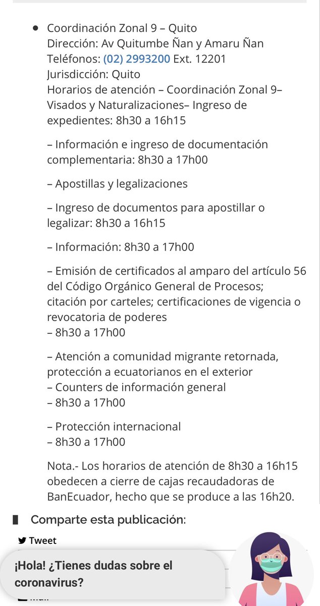2jpantoja2's tweet photo. @CancilleriaEc @cnegobec Estimados, no basta sólo con Twittear... Les recomiendo que actualicen también sus medios oficiales como sus páginas web. Twitter es una Red Social a fin y el cabo. Esto está desactualizado y nadie atiende sus teléfonos 👇🏼 https://t.co/eg2isHS5mn