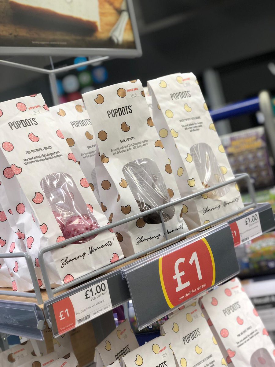 Tasty morsels of doughnutty goodness , go on treat yourself it's 2020 after all ...available now at @coopuk Hornsea . #PopDots @JoshMcNaboe @mazieblake12345