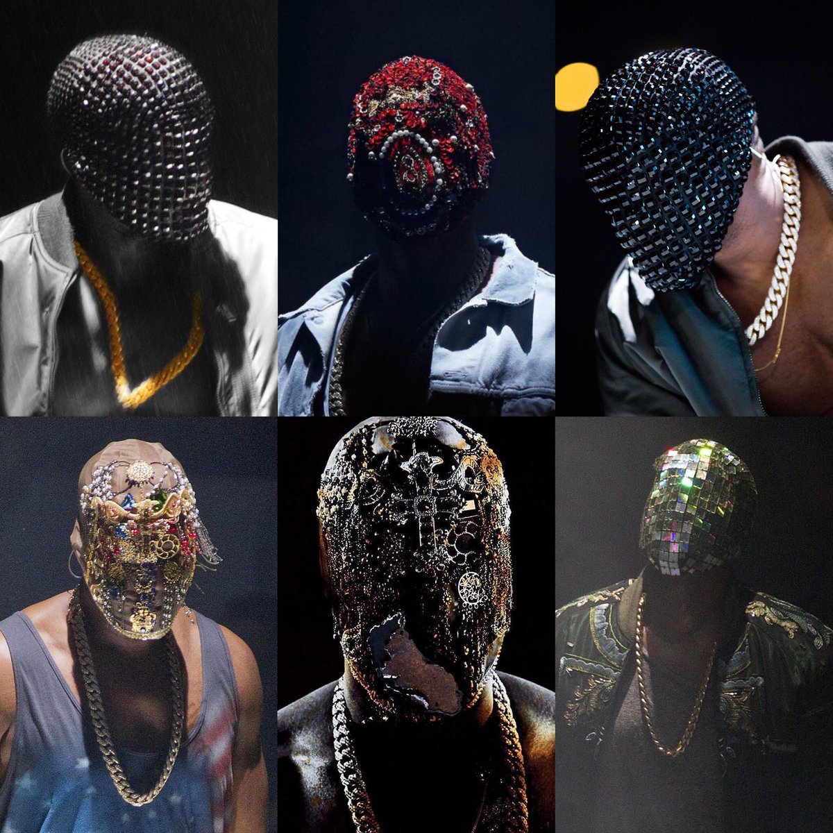 ankomst Afstem Hovedgade 🍒💣 on Twitter: "Since it's Yeezus day, I just wanted to remind y'all how  fucking cool Kanye's tour masks were https://t.co/luzFflYTCp" / Twitter