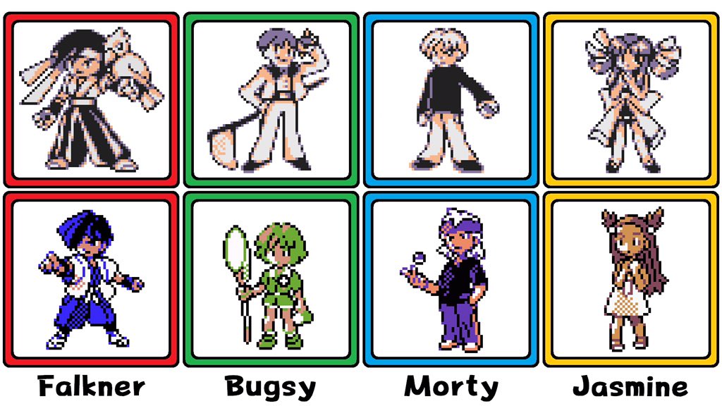 pokemon gold gym leaders pokemon gold gym leaders