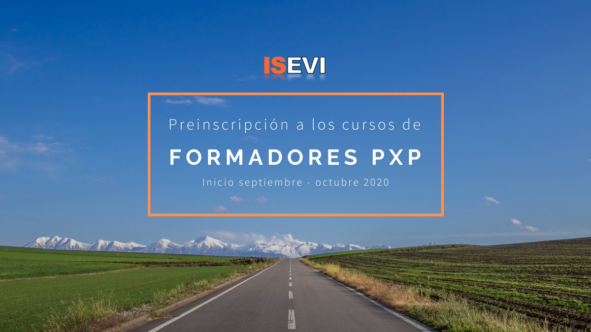isevi_oficial's tweet image. #Cursos | 📢 ¡La preinscripción a los cursos de 👨🏻‍🏫#FormadoresPXP, que comienzan en 📅 septiembre, ya está abierta ‼️ 🚗 Apúntate y asegura tu plaza. ✌️ Más información sobre el temario y los requisitos de acceso en ℹ️🖱️ bit.ly/isevipxp
.
.
#ISEVI #PXP #Formación #INCOVIA