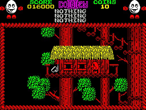 So the first game I recall playing was called Dizzy. You're literally an egg that can jump  - basically one of those adventure, side-scrolling platform games. That becomes ridiculously hard for Zero reason