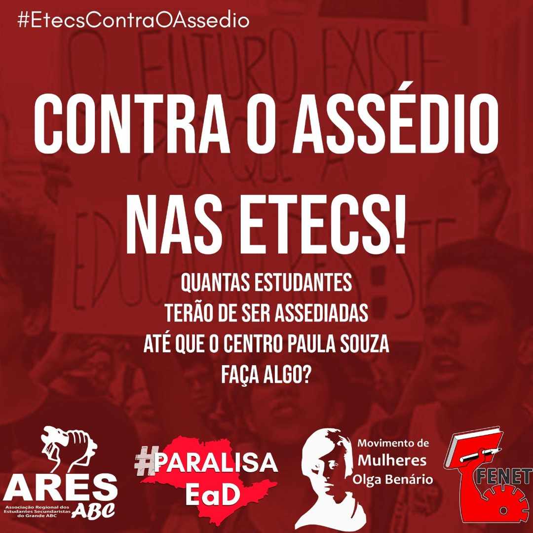 DormiramNaEtec's tweet photo. #EtecsContraOAssédio https://t.co/GpkVWLtm0x