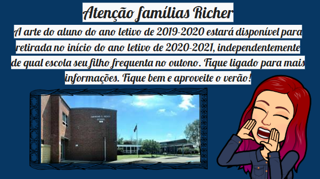 See the message below from Mrs. O'Brien!