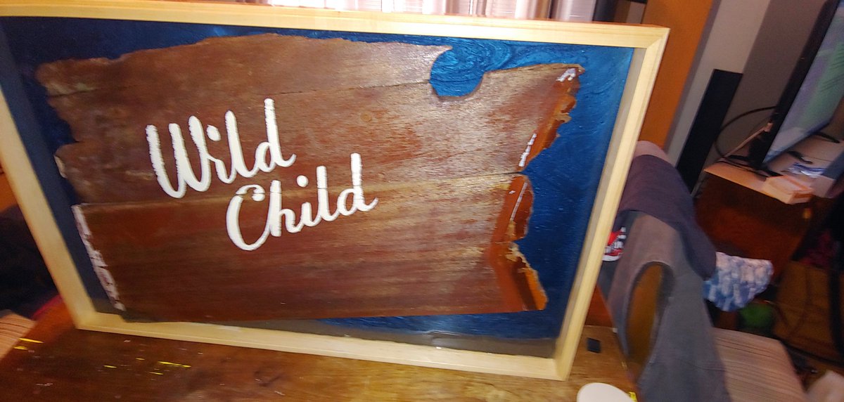 ramset12019's tweet photo. Put this little project together for a customer , it's the piece of a 50 yr old wooden boat with original name , awesome piece of nostalgia , I kept it 100% original ,  rotted right off the boat , sure they will be happy https://t.co/GWoUfFzKZJ
