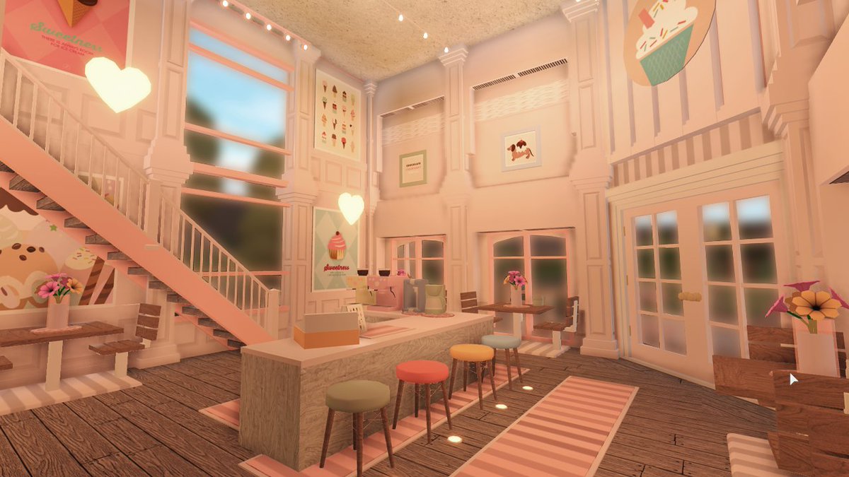 Small Coffee Shop Bloxburg Cafe Designs